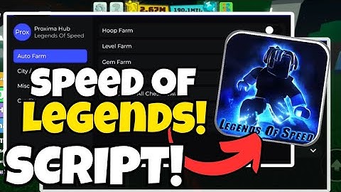 Legends Of Speed SCRIPT -  Auto Rebirth, Inf gems & Auto Farm ( Pc & Mobile ) 2025!
