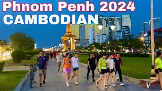 Cambodia Tour 2024 - Walking tour Phnom Penh in the evening