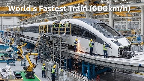 Inside the World’s Fastest Train Factory in China (600 km/h): Maglev Manufacturing (Full Process)