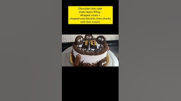 Oreo cake | Oreo chocolate cake #shorts