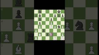 Crazy double sacrifice leads to checkmate #chess #puzzle