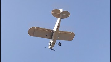 First RC plane flight (FT Simple Cub)