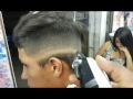 Hc barber Shop degradado con navaja alto