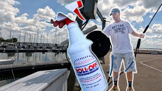 Power Washing My Catalina 22 Sailboat