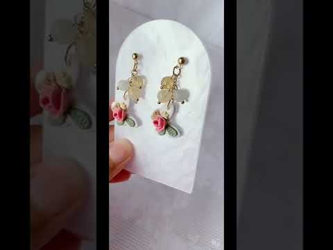 Happiness in a Butterfly Polymer Clay Earrings