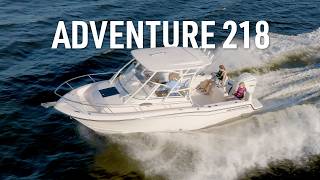Luxurious and spacious, the Adventure 218 is the perfect model for the young and young at heart.