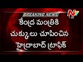 Ravi Shankar Prasad 's tryst with Hyderabad traffic