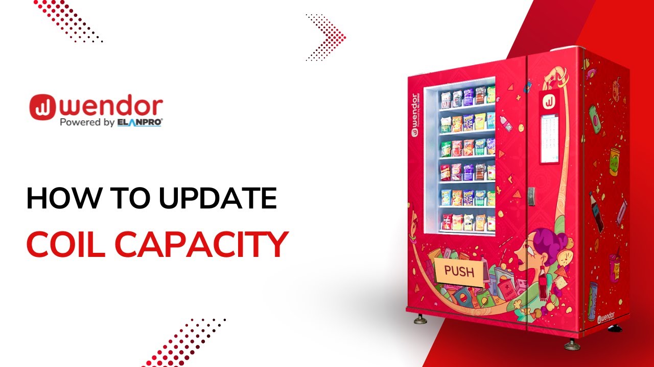 How to update coil capacity in the Wendor Dashboard?