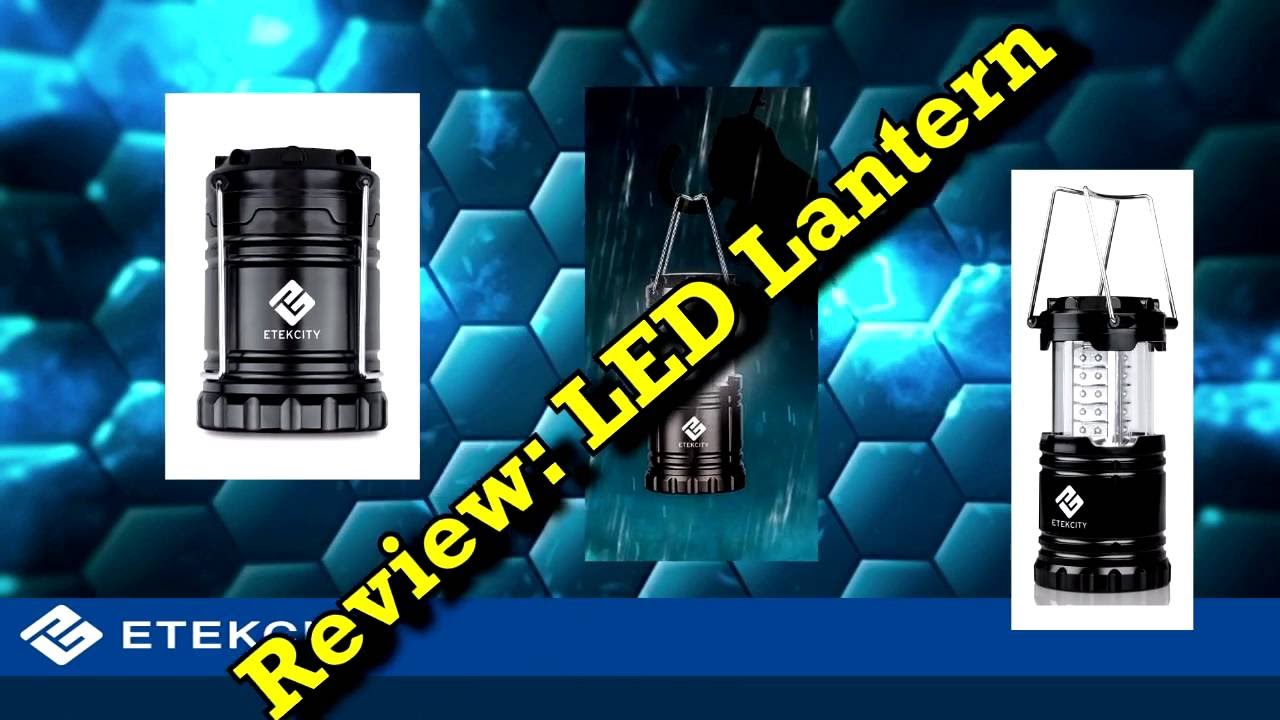 Review Etekcity outdoor LED Lantern YouTube