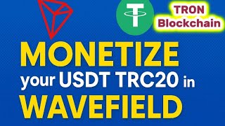 How to Monetize Wavefield with TRC20 USDT | Complete Guide for Beginners