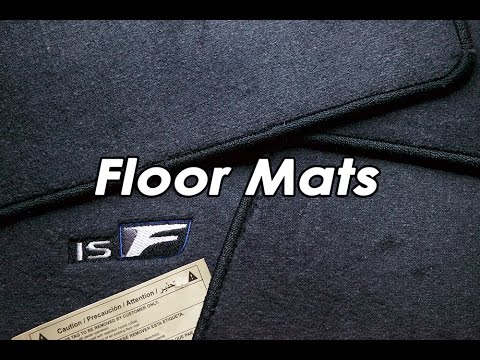 Diy Lexus Isf Is250 Is350 Floor Mats Youtube