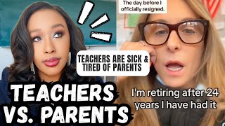 Teachers Quit Over Parents: 90% of Parents Are Unhelpful or HOSTILE & Students Are Out of Control! 😭