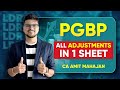ALL PGBP Adjustments in 1 video | CA Amit Mahajan
