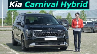 New 2025 Kia Carnival Hybrid Review (vs Hybrid Minivans) "Gone Green"