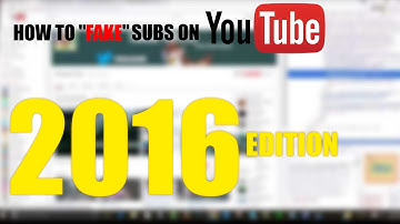 How to use Inspect Element to fake subscribers on YouTube || 2016 || DOES NOT STAY!!!