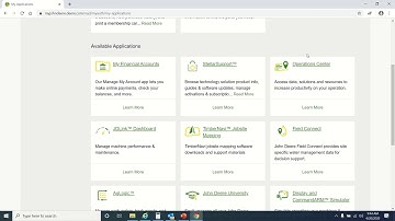 Creating a MyJohnDeere Operations Center Account