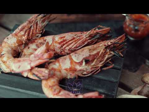 Aelia Catering - Live Bbq Station, Tiger Shrimps Preparation