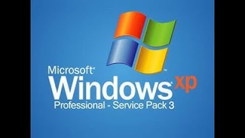 Windows XP SP3 instalation and basic setup - Part 1