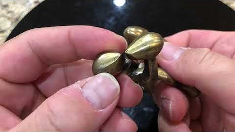 Trinity Hanayama Cast Metal Puzzle Solution Super Detailed