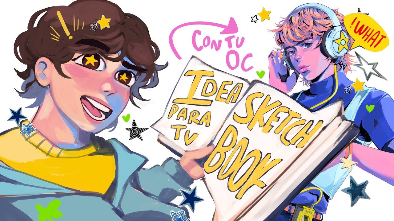 Cómo LLENAR tu Sketchbook con tus OC 🎨🔥 | 3 Ideas Fáciles y Creativas #5 ft EBAC