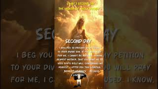 (May) second day of the rosary  prayer....