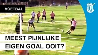 Bizarre Eigen Goal Wordt Internethit