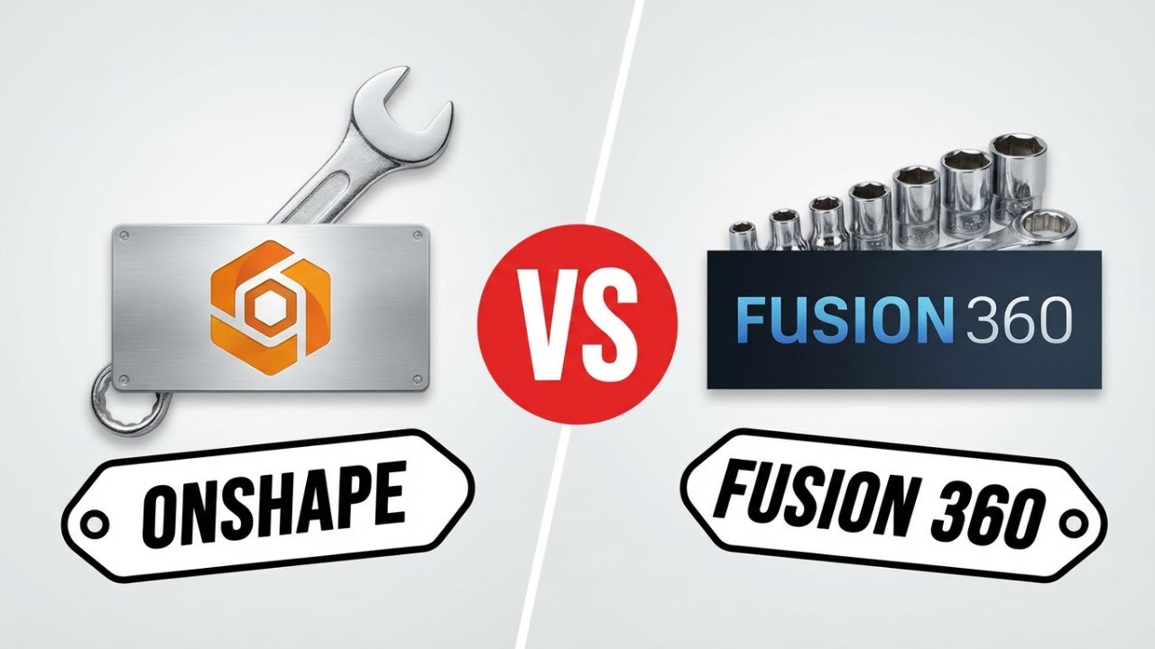 Onshape vs Fusion 360 – Choosing the Right CAD Tool for Your Projects (2026 Review) | Full Guide