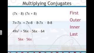 Multiplying Conjugates
