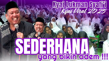PENGAJIAN LUCU TERBARU KH LUKMAN SYAFI