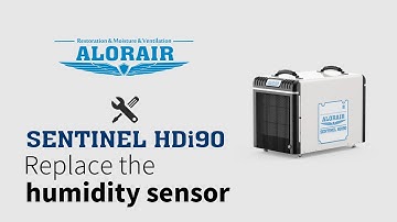 How to Replace the Humidity Sensor - Sentinel HDi90 Crawl Space & Basement Dehumidifier