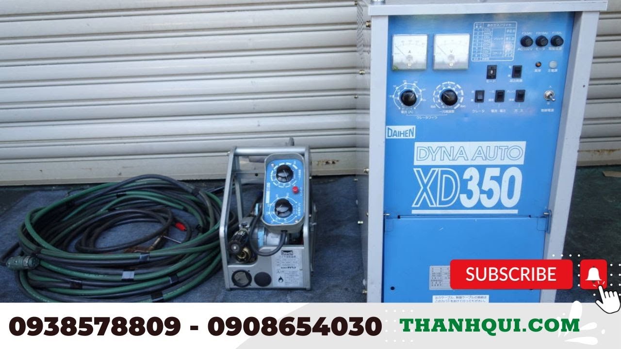 video Máy Hàn MIG Daihen Dyna Auto XD 350 Nhật Bãi