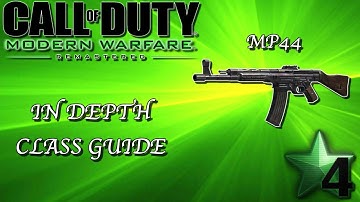 MWR IN DEPTH CLASS GUIDE - MP44 BEST CLASS SETUP!! (MWR MP44 GUN REVIEW!! MWR TIPS!!)