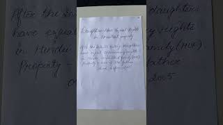 Daughters Have Equal Rights in Ancestral Property 💪 #law #shorts | Deepika&#39;s Library