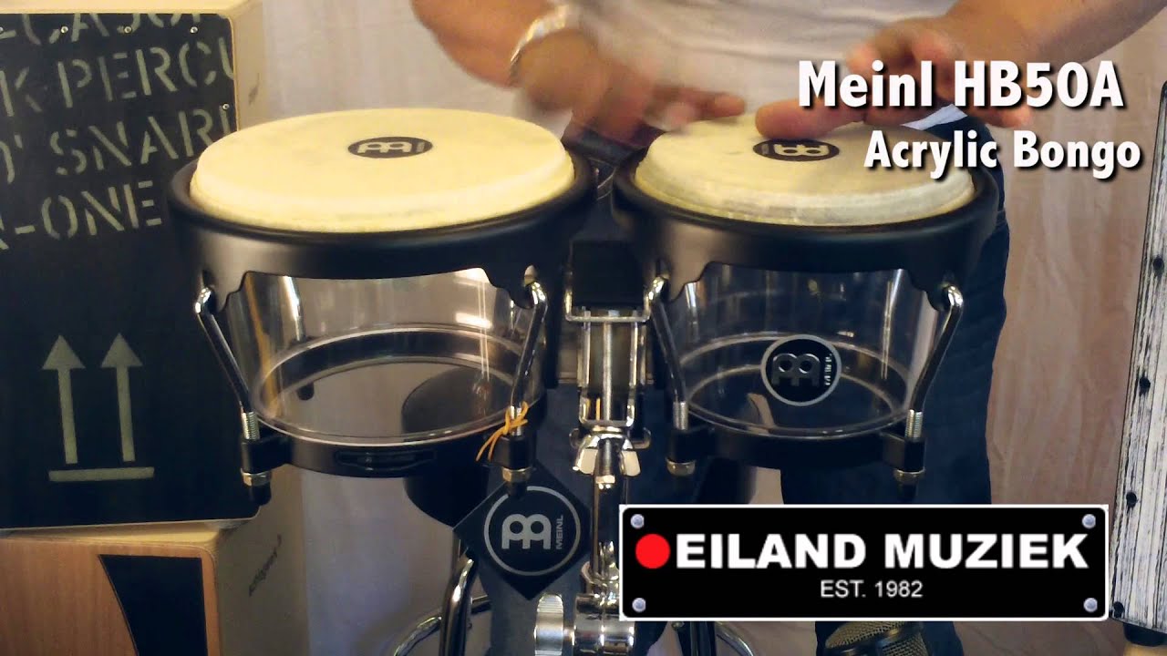 Meinl HB50A Acrylic Bongo YouTube