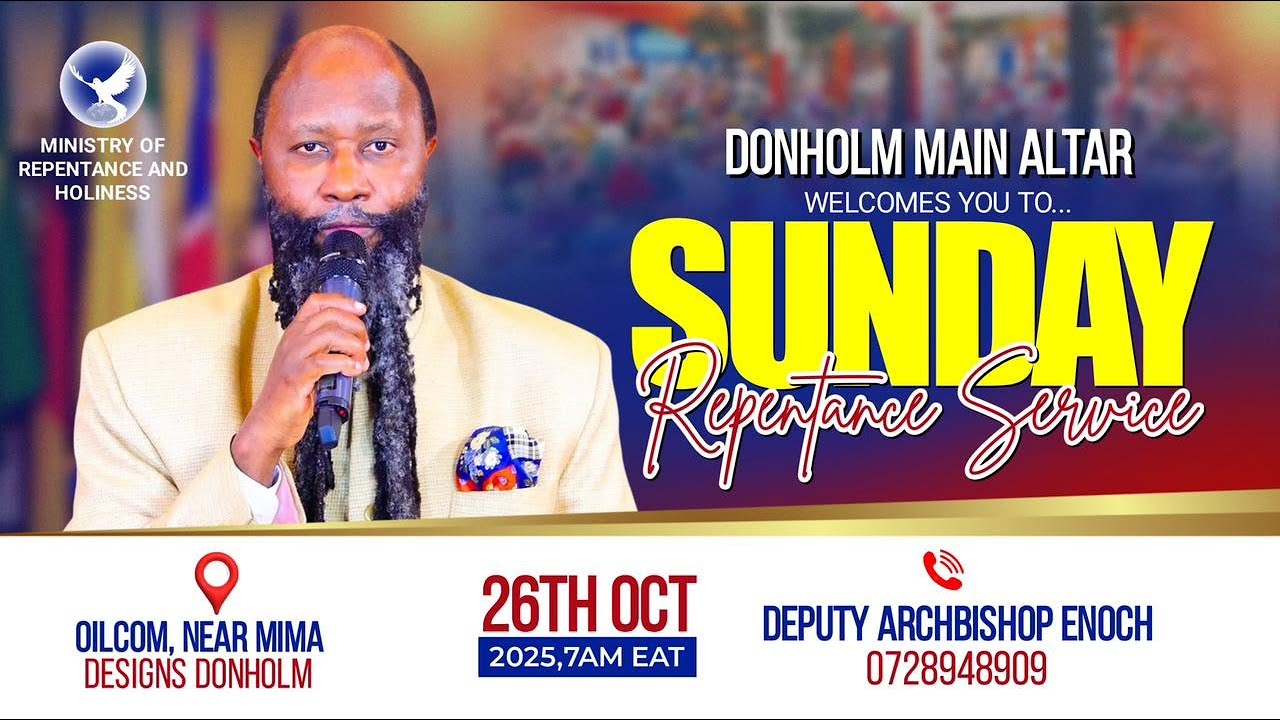 DONHOLM MAIN ALTAR SUNDAY SERVICE -26TH OCT 2025