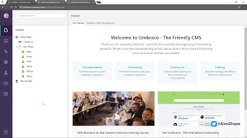 List view and Tree view when displaying content in Umbraco