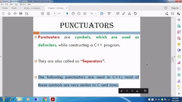 Other Operators, Operator Precedence, and Punctuators.