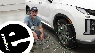 etrailer | Test Fitting the Titan Chain Cable Tire Chains on a 2025 Hyundai Palisade