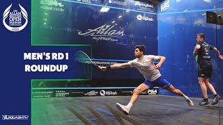Allam British Open Squash 2022 - Men's Rd 1 Roundup