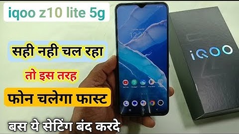 Iqoo z10 lite phone fast kaise kare | iqoo z10 lite hanging problem solution