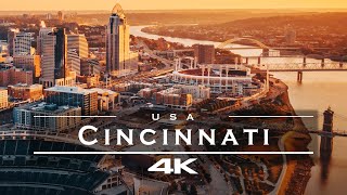 Cincinnati, USA 🇺🇸 - by drone [4K]