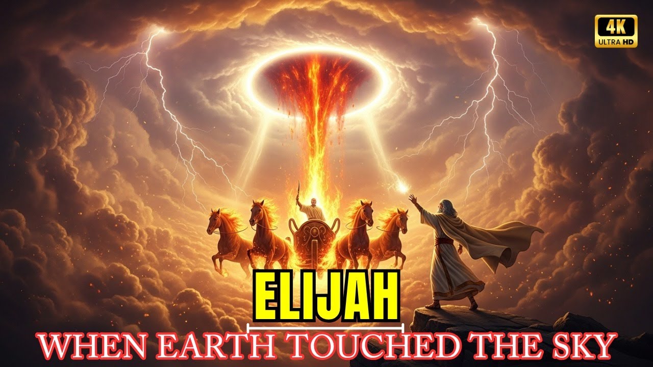 Elijah Ascends in Fire – The Prophet Who Defied Death and Heaven Beckoned