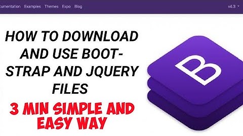 How to Download Bootstrap and jQuery |How to Download Bootstrap |Clever Learning