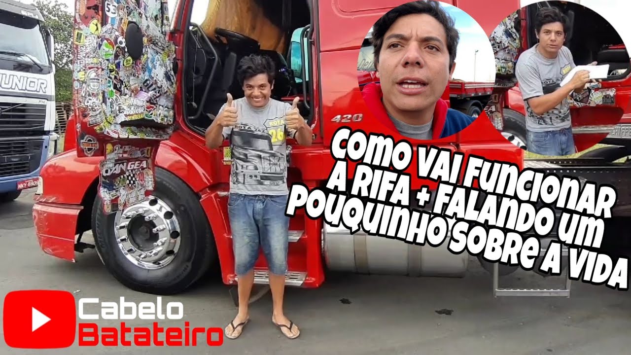 Cabelo batateiro com a Scania da rifa#caminhaoarqueado #tiktok