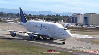 Boeing 747 LCF DreamLifter Hauling More 787 Sections into KPAE Paine Field
Another delivery of Boeing 787 Dreamliner components from the massive Boeing 747 LCF DreamLifter.
Filmed: September 2016 KPAE Paine Field Future of Flight in Everett, WA USA. Boeing 747 LCF DreamLifter Hauling More 787 Sections into KPAE Paine Field