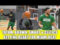 Jayson Tatum, Jaylen Brown, Marcus Smart &amp; Boston Celtics GETTING READY For Miami Heat &amp; NBA Finals