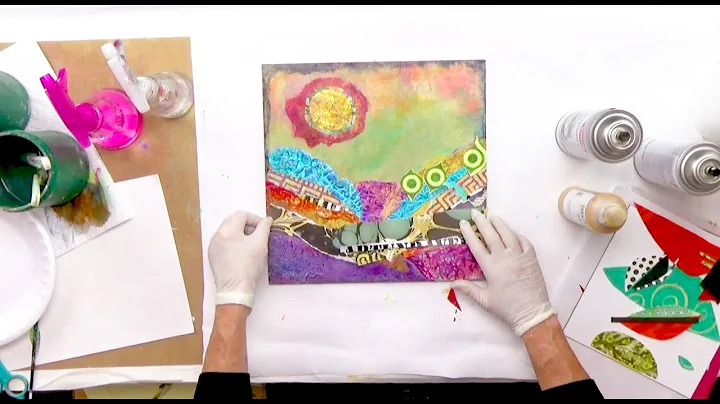 How to Make an Abstract Collage - Mixed Media Tech...