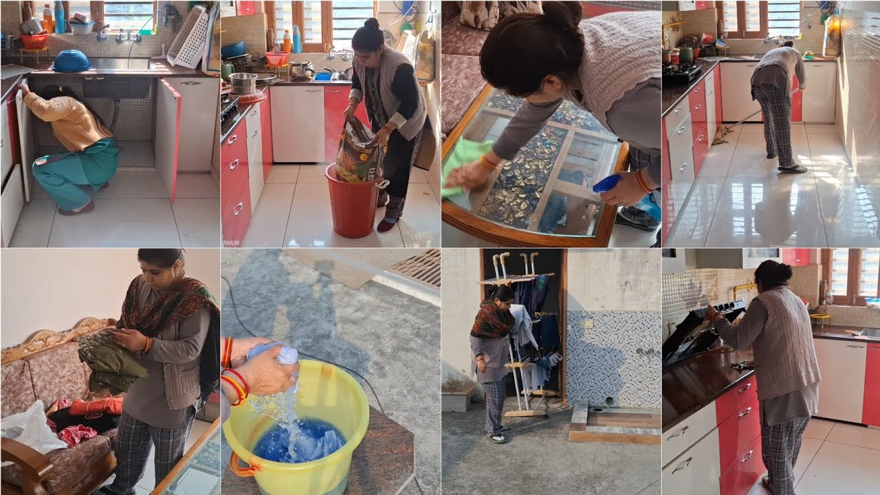 आज तो परेशान हो गई 🥺सुबह से रात हो गयी इस दर्द से House wife Daily Hardwork 