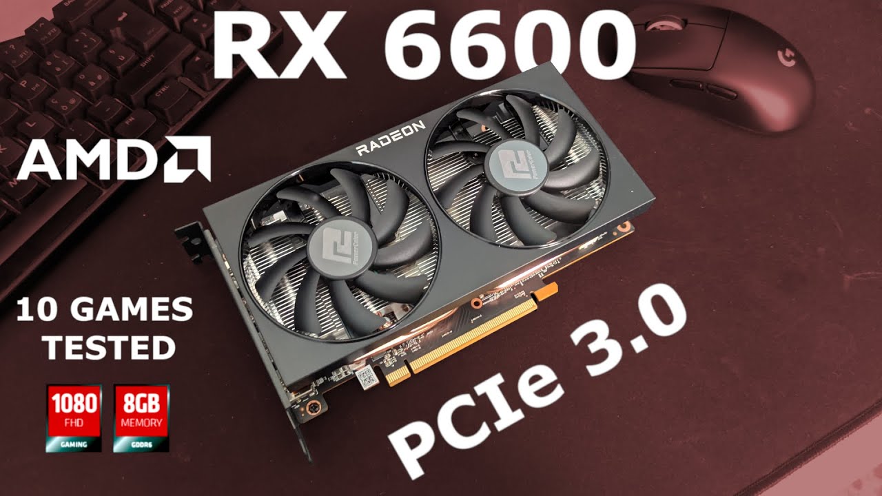 AMD RX 6600 8GB PCIe 3.0 Review in 2022 | One of the best