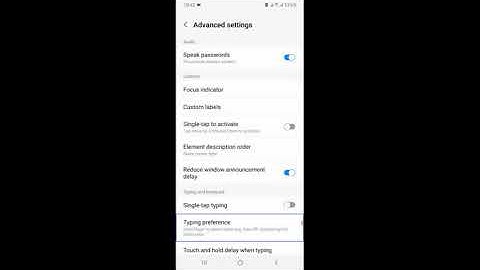 how to configure keyboard on double tap typing 2023 with TalkBack